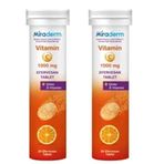 Miraderm Vitamin C 1000 mg 2x20 Efervesan Tablet