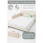 Miralay Yeni Nesil Yatak Bariyeri 120 CM Bej
