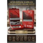 MiraLive 13 Parça 1.5-6.5 mm Alüminyum Metal Ağaç Hss Uçlu Dın 338RN Matkap Ucu Seti 723032 - Çok Renkli