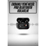 MiraLive 2.nesil Pro Ekranlı Sesli Görüşme Yapabilen Kablosuz Bluetooth Kulaklık - Renkli - 1