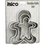 MiraLive 3 Boy Metal Silikon Kenar Kılıflı Kurabiye Kalıp Seti 8 x 5.5cm - 9.5 x 8cm - 13.5 x 11CM (4887) - Renkli