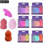 MiraLive 3+1 Parça Renkli Makyaj Sünger Silikon Fırça Seti (K95)