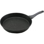 MiraLive 32CM Döküm Tava Kabartma Piramit Desenli Bakalit Sap=18.2cm Poşetli Ambalaj (4887) - Renkli