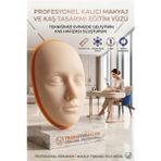 MiraLive 3D Kalıcı Makyaj Pratik Yüzü, Silikon Microblading Kaş Dudak Eğitim Mankeni 723165