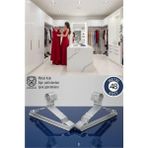MiraLive 48'li Lüks Çelik Elbise Askısı - Iz Yapmayan Ince Tasarım Metal Kıyafet Düzenleyici (40CM) - Renkli