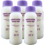 MiraLive 5 Adet Oksidan Krem Saç Boya Sıvısı 6'lık 20 Volüme 60 ml