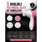 MiraLive 5 Fonksiyonlu Kablosuz Yüz Temizleme Cihazı ile Derinlemesine Cilt Bakımı - Renkli