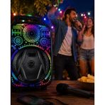 MiraLive 8 Inç Taşınabilir Karaoke Hoparlör Mikrofonlu Rgb Işıklı Bluetooth Speaker