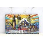 MiraLive Ahşap Istanbul Temalı Magnet - Model 7 - Renkli - standart