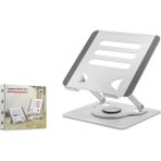 MiraLive Alüminyum Alaşim 360 Derece Dönebilen Premium Laptop Standi - Silver HDX8019 - Renkli