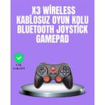 MiraLive Android Uyumlu Gamepad X3 Game Stick Oyun Kolu Bluetooth Bağlantılı - Renkli