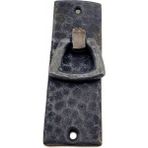 MiraLive Antika Tarz Dekoratif Pirinç Dik Dövme Mobilya Kulbu - 90X31 Mm, Oksit
