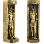 MiraLive Anubis Figürlü Mumluk - Renkli - standart