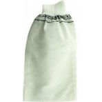 MiraLive Beyaz Banyo Hamam Kesesi Lastikli 25X17 cm - 25 x 17 cm