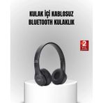 MiraLive Bluetooth Kablosuz Kulaklık – Extra Bass, Tf Kart, Mikrofonlu, Ayarlanabilir Ergonomik Tasarım - Çok Renkli
