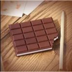 MiraLive Çikolata Kokulu Harika Kare Çikolata Not Defteri Chocolate Notebook - Renkli