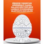 MiraLive Dinozor Yumurtası Tasarımlı Projektörlü Gece Lambası - Renkli - standart