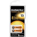 MiraLive Duracell 13 Işitme Cihazı Kulak Pili 6 Parça Kutu (4887)
