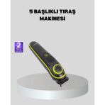 MiraLive Erkek Bakım Seti – Kablosuz Şarjlı Tıraş Makinesi, Su Geçirmez ve Sessiz Motorlu - 1