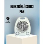 MiraLive Fanlı Elektrikli Isıtıcı – 3 Kademeli Isı Ayarı ve Güvenli Kullanım - Renkli - standart