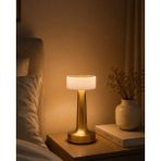 MiraLive Gold Kare LED Masa Lambası Şarjlı Dimmer Kontrollü Dekoratif Işık - 1 - Çok Renkli