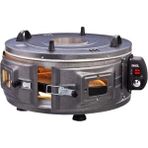 MiraLive Gross Yuvarlak Davul Fırın Standart Ayarlanabilir Termostat = 50°C-320°C 1300W - 53CM Alüminyum Tepsi Ön - Üst Gözetleme Camı (K95) - Çok Renkli