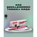 MiraLive Isı Koruyucu ve Sabitleyici Özellikli Profesyonel Saç Maşası - Renkli - 1
