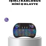 MiraLive Işıklı Q Klavye – Entegre Touchpad, Ergonomik Tasarım ve Türkçe Karakter Desteği