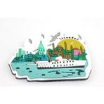 MiraLive Istanbul Temalı Magnet Model 2 - Renkli
