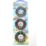 MiraLive Istanbul Temalı Metal Magnet 3'lü Set Model 1 - Renkli - standart