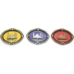 MiraLive Istanbul Temalı Metal Magnet Sultanahmet Kabartmalı - Renkli - standart