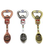 MiraLive Istanbul Temalı Metal Magnet ve Açacak Kaşık Tasarımlı - Renkli - standart