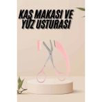 MiraLive Kavisli Kaş Kirpik Düzeltici Bıyık Alma Taraklı Kaş Makası Yüz Bakım Seti Makas