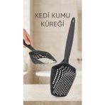 MiraLive Kedi Kumu Eleme Küreği Geniş Dişli Yapısıyla Tüy ve Kum Ayırımı Sağlar Evcil Hayvanlar I� - Renkli - 1