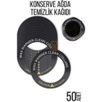MiraLive Konserve Ağda Koruyucu Karton Temizlik Kağıdı 50 Adet - Renkli - standart