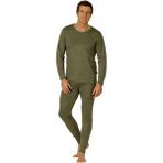 MiraLive Kota Erkek Yeşil Askeri Termal Içlik Tayt Fanila Takım(Bere Hediyeli) 2002 - Çok Renkli