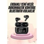 MiraLive Kulak Içi Bluetooth Kulaklık Ekranlı Müzik Dinleme Çağrı Cevaplama Siyah - Renkli - 1