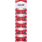 MiraLive Maxell LR44 AG13 SR44 A76 1.5V Alkalin Saat Pili 10 Adet