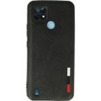 MiraLive Mey Ithalat® Realme C21 Kılıf Loop Deri Silikon - Siyah - Renkli