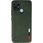 MiraLive Mey Ithalat® Realme C21 Kılıf Loop Deri Silikon - Yeşil - Renkli