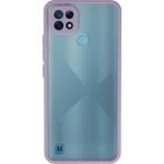 MiraLive Mey Ithalat® Realme C21 Kılıf Montreal Silikon Kapak - Mor - Renkli