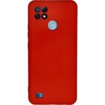 MiraLive Mey Ithalat® Realme C21 Kılıf Nano Içi Kadife Silikon - Kırmızı - Renkli