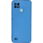 MiraLive Mey Ithalat® Realme C21 Kılıf Nano Içi Kadife Silikon - Mavi - Renkli