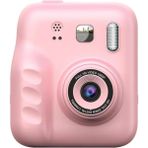 MiraLive Mini Çocuk Kamerası Fotoğraf Video Çekim 4 Rulo Baskı Kağıdı ve 5 Kalem Hediyeli - Renkli - standart