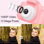 MiraLive Mini Kamera Fotoğraf Makinesi Pembe - Renkli - standart