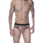 MiraLive Miraxx Leopar Jockstrap Fantezi Iç Giyim - Renkli