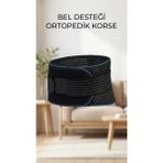 MiraLive Nefes Alabilir Unisex Ayarlanabilir Ortopedik Bel Destek Korsesi - Standart - 1