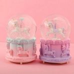 MiraLive Orta Boy Unicorn Kar Küresi - Renkli