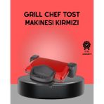 MiraLive Profesyonel 2000W Tost Makinesi – Ayarlanabilir Termostat ve Çıkarılabilir Plaka - Renkli - standart