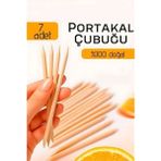 MiraLive Profesyonel 7’li Portakal Çubuğu Seti - 11.5 cm Manikür & Pedikür Et Itici ve Tırnak Temizleme Seti